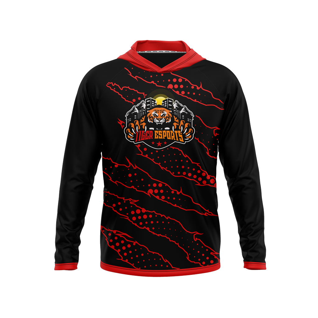 Fort Scott High School | Phantom Series | Raglan Long Sleeve Hooded T-Shirt