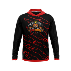 Fort Scott High School | Phantom Series | Raglan Long Sleeve Hooded T-Shirt