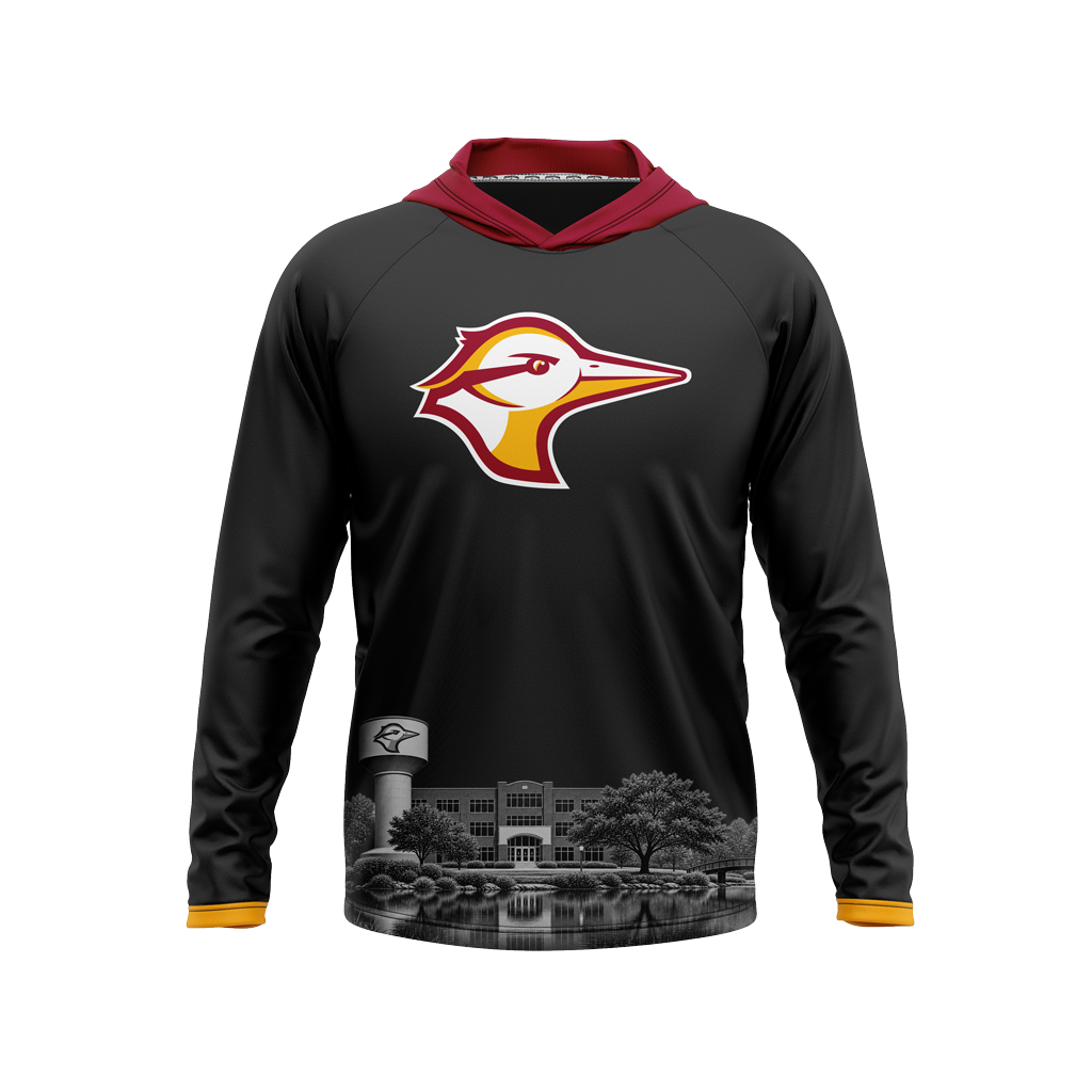 Hesston College | Long Sleeve Hooded T-Shirt