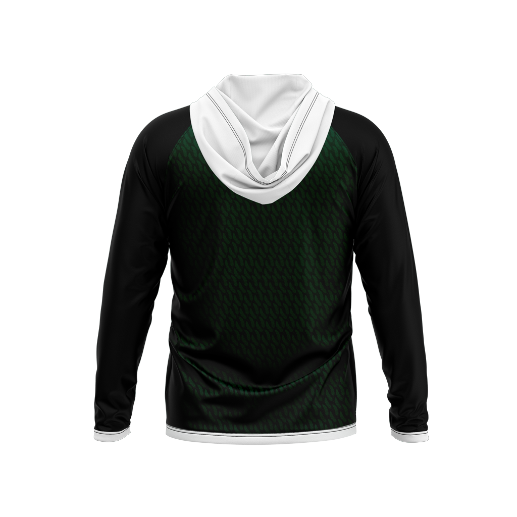 Hopatcong Esports | Phantom Series | Raglan Long Sleeve Hooded T-Shirt