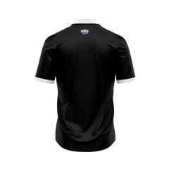 Hutchinson Esports  | Button Up Polo Black