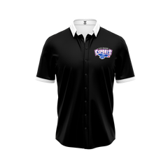 Hutchinson Esports  | Button Up Polo Black