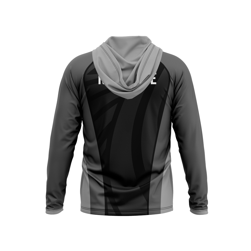 Hutchinson Esports | Long Sleeve Hooded T-Shirt Alt