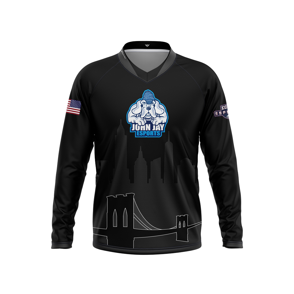 John Jay College of Criminal Justice | Black 2025 | Long Sleeve Jersey
