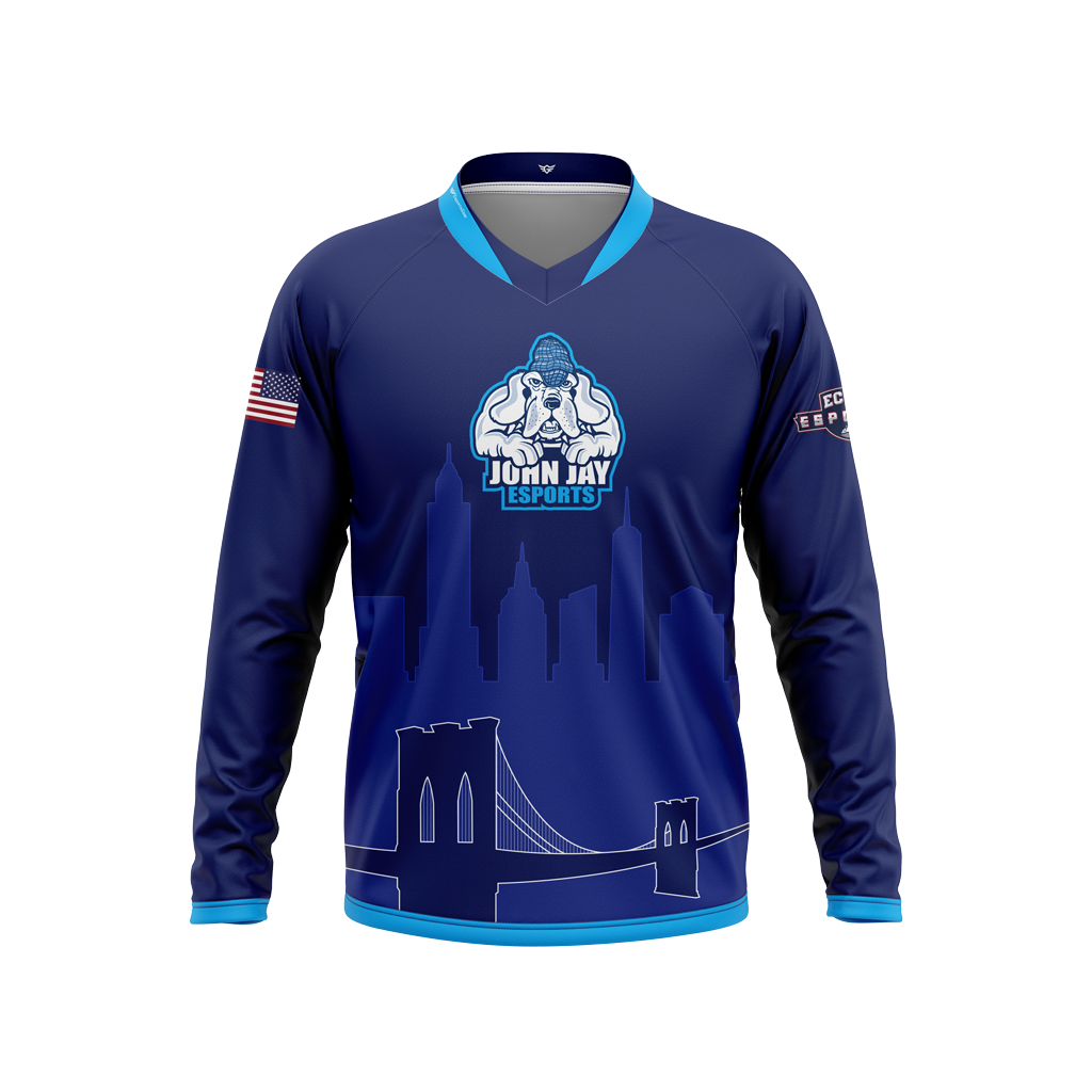 John Jay College of Criminal Justice |  Blue 2025 | Long Sleeve Jersey