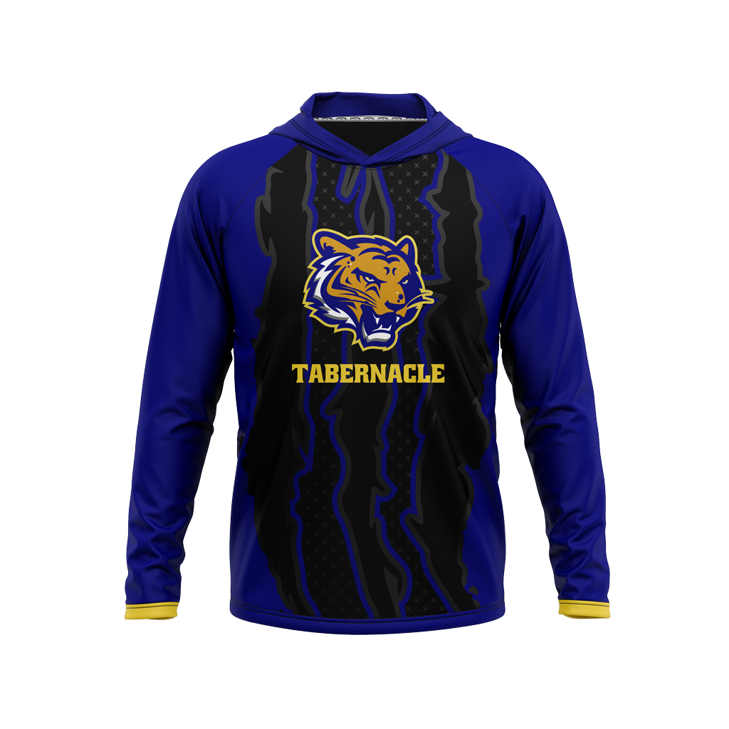 Kenneth R Olson Middle School | Raglan Long Sleeve Hooded T-Shirt