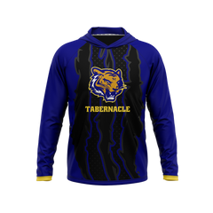 Kenneth R Olson Middle School | Raglan Long Sleeve Hooded T-Shirt