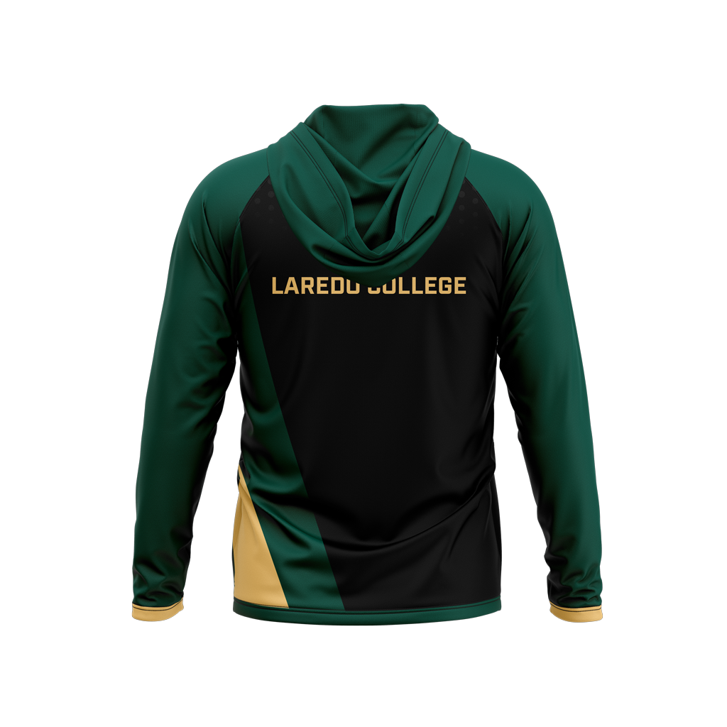 Laredo College | Phantom Series | Raglan Long Sleeve Hooded T-Shirt