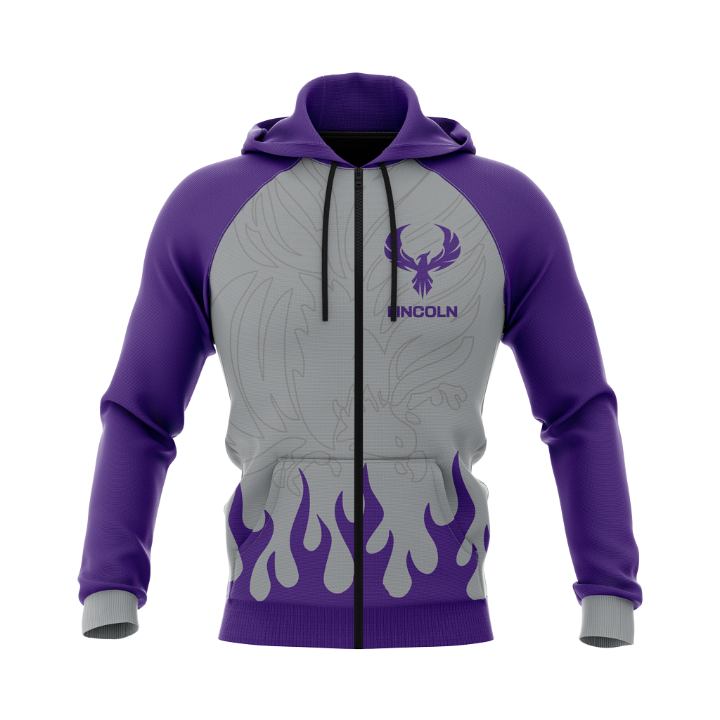 Lincoln HS | Full Zip Hoodie
