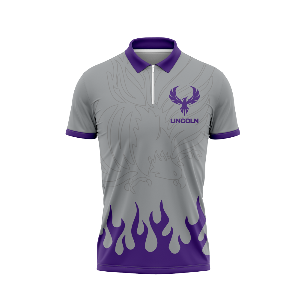 Lincoln HS | Quarter Zip Polo