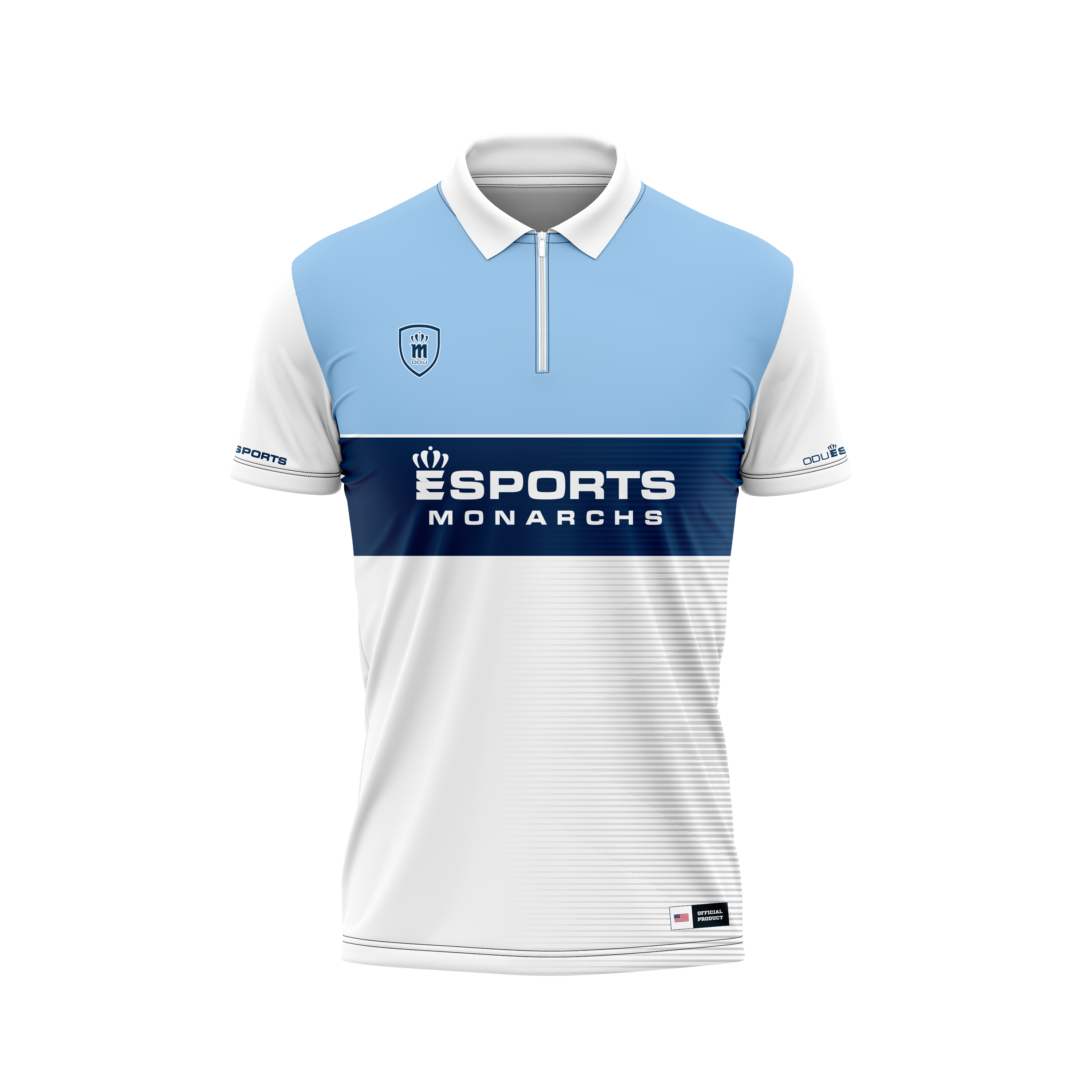 Old Dominion University Quarter Zip Polo