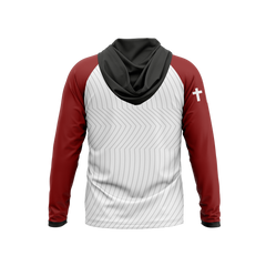 Orange Lutheran High School | Phantom Series | Raglan Long Sleeve Hooded T-Shirt