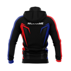 Plainfield High School | Sublimated | Black Pullover Hoodie