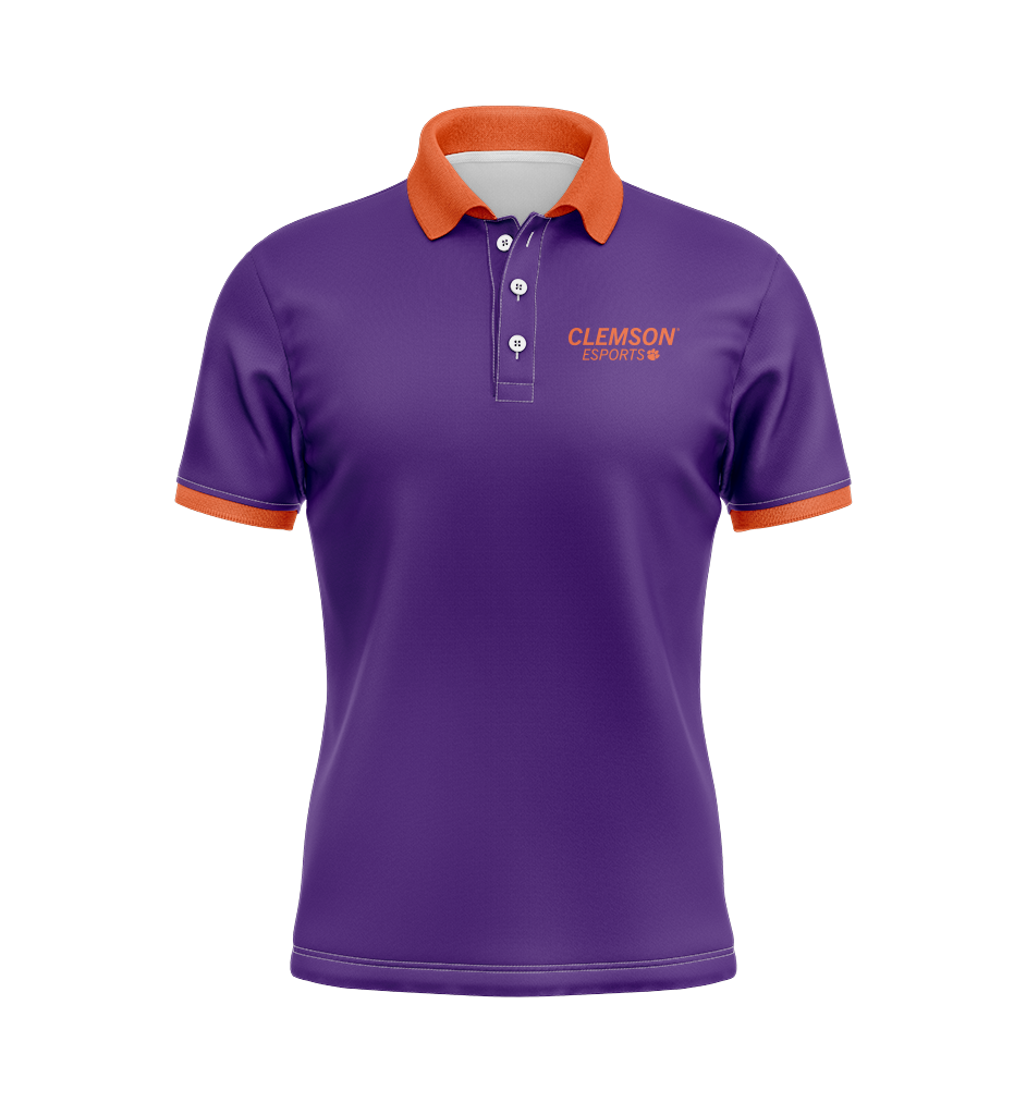 Clemson Esports | Immortal Series | Purple Polo