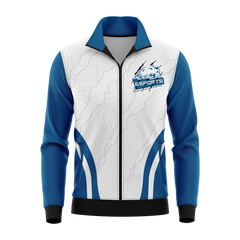Pratt Community College | White Premium Water Resistant Full Zip Jacket