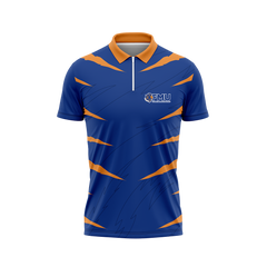 Florida Memorial University | Blue | Quarter Zip Polo