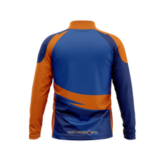 WeBleedFPV | Immortal Series | Orange Quarter Zip Pullover [no names]