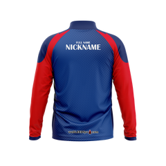 WeBleedFPV | Immortal Series | Red Quarter Zip Pullover