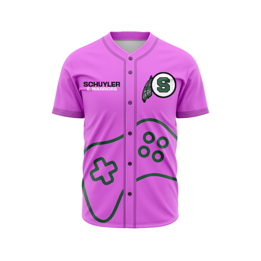 Schuyler Central High School | Baseball Jersey Pink