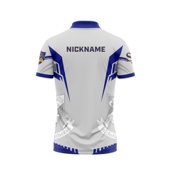 St John Lutheran Quarter Zip Polo White