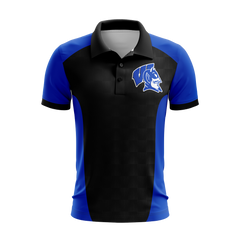 Wayne High School | Black Button Up Polo