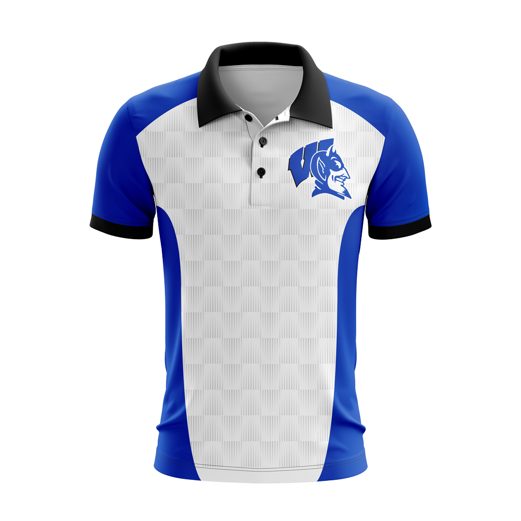 Wayne High School | White Button Up Polo