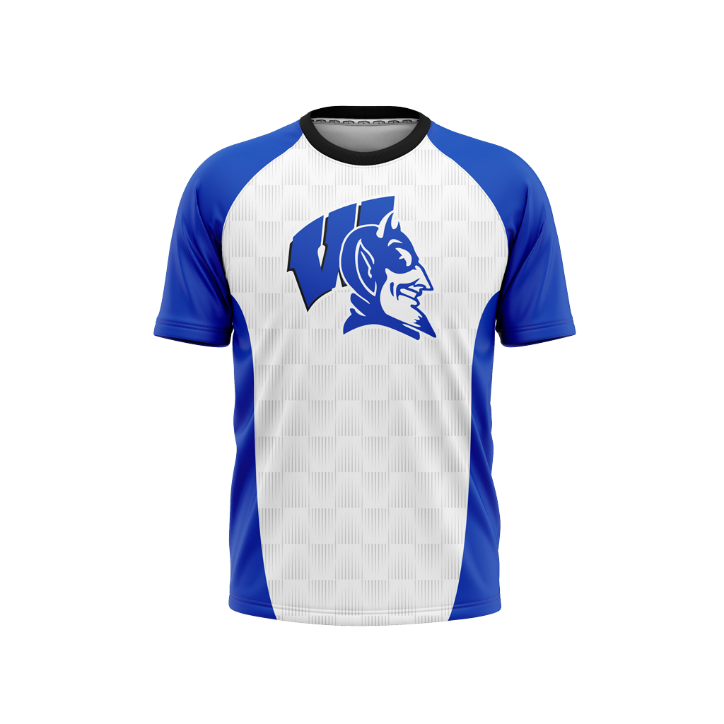 Wayne High School | White Raglan T-Shirt