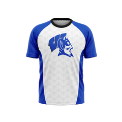 Wayne High School | White Raglan T-Shirt