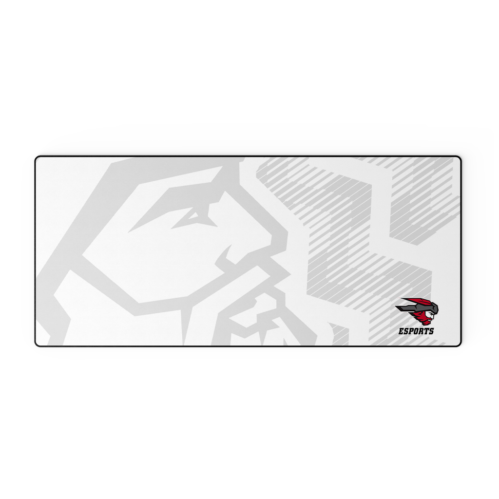 Western Colorado University | White | Stitched Edge XL Mousepad
