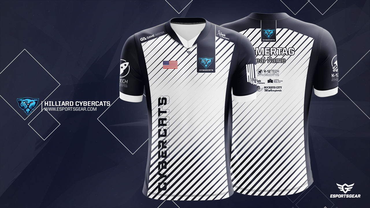 Hilliard Cybercats Away Jersey