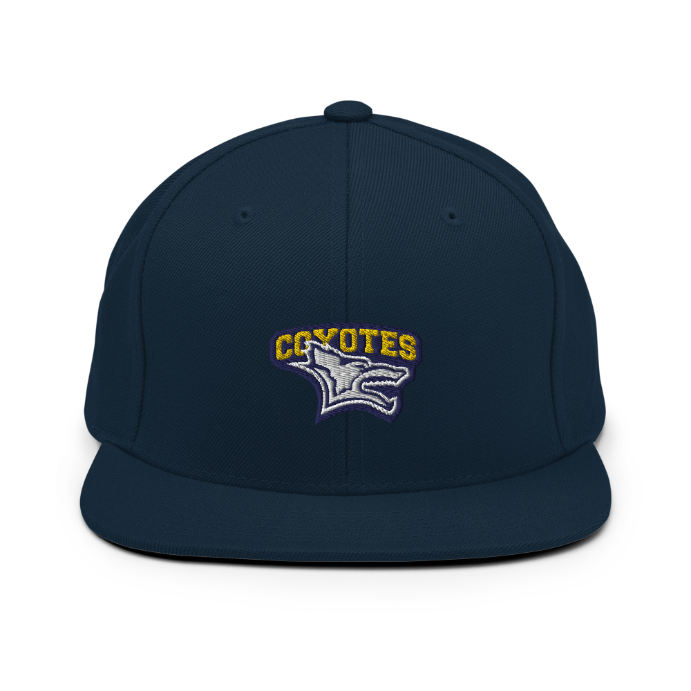 Kansas Wesleyan | Street Gear | Embroidered Snapback Hat Wolf
