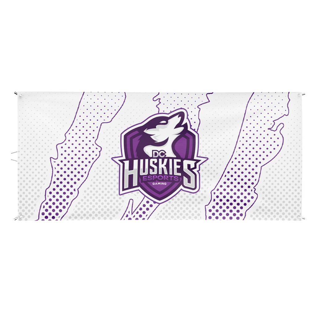 DC Huskies Esports Flag Away