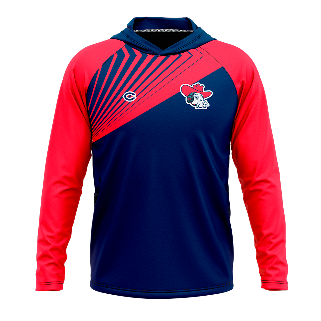 Central R3 | Phantom Series | Raglan Long Sleeve Hooded T-Shirt