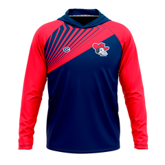 Central R3 | Phantom Series | Raglan Long Sleeve Hooded T-Shirt