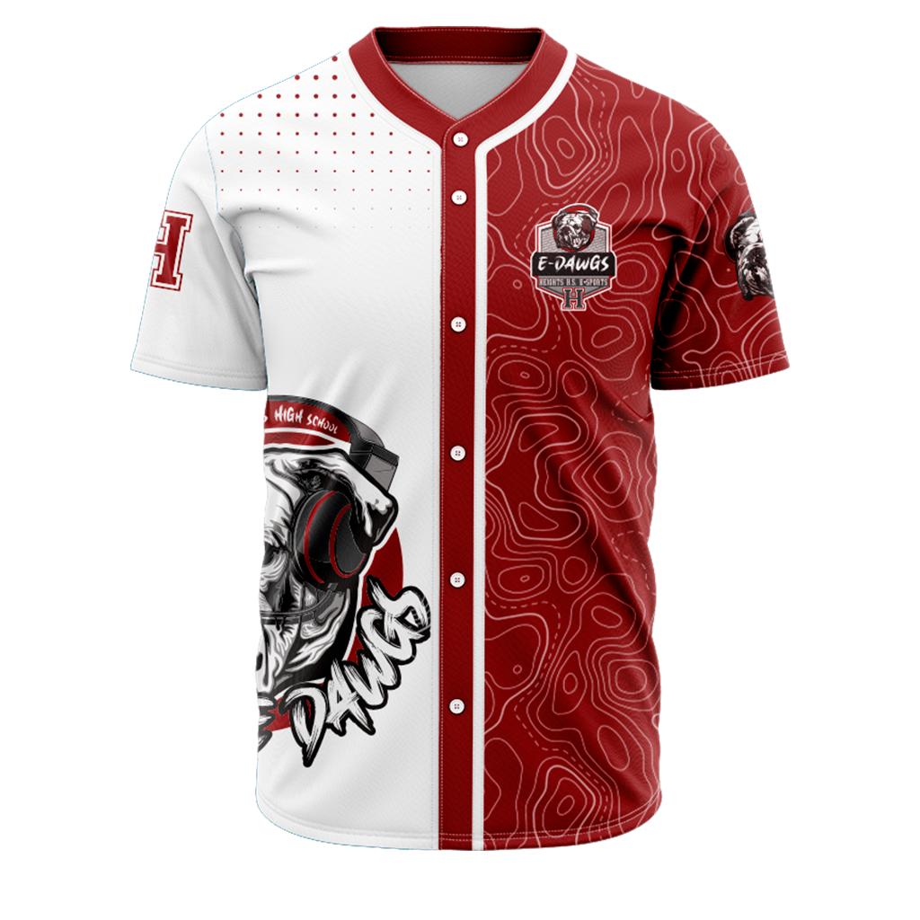Heights HS Esports Baseball Jersey