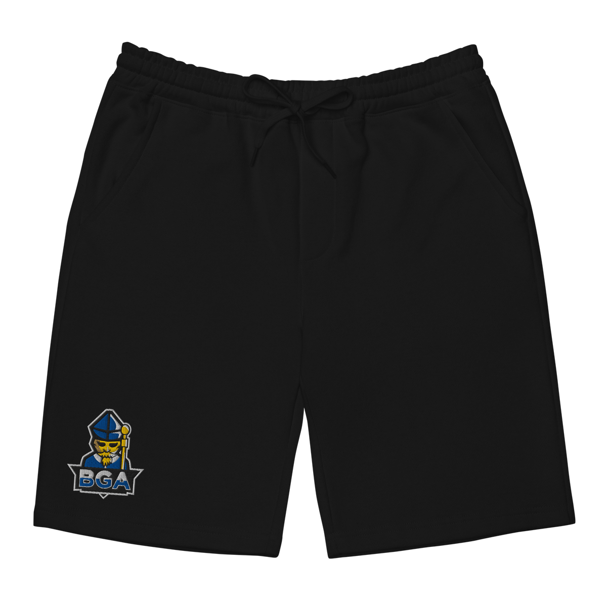 North Carolina Wesleyan University Embroidered fleece shorts