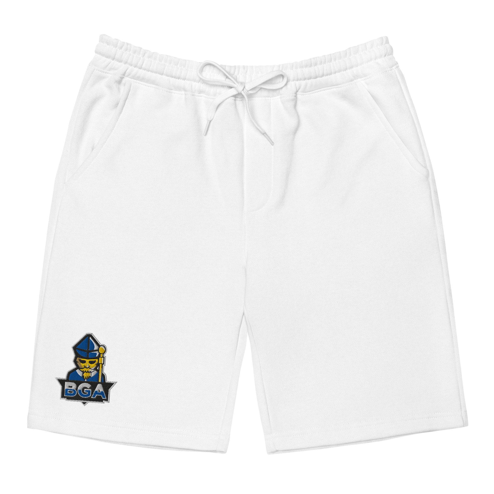 North Carolina Wesleyan University Embroidered fleece shorts