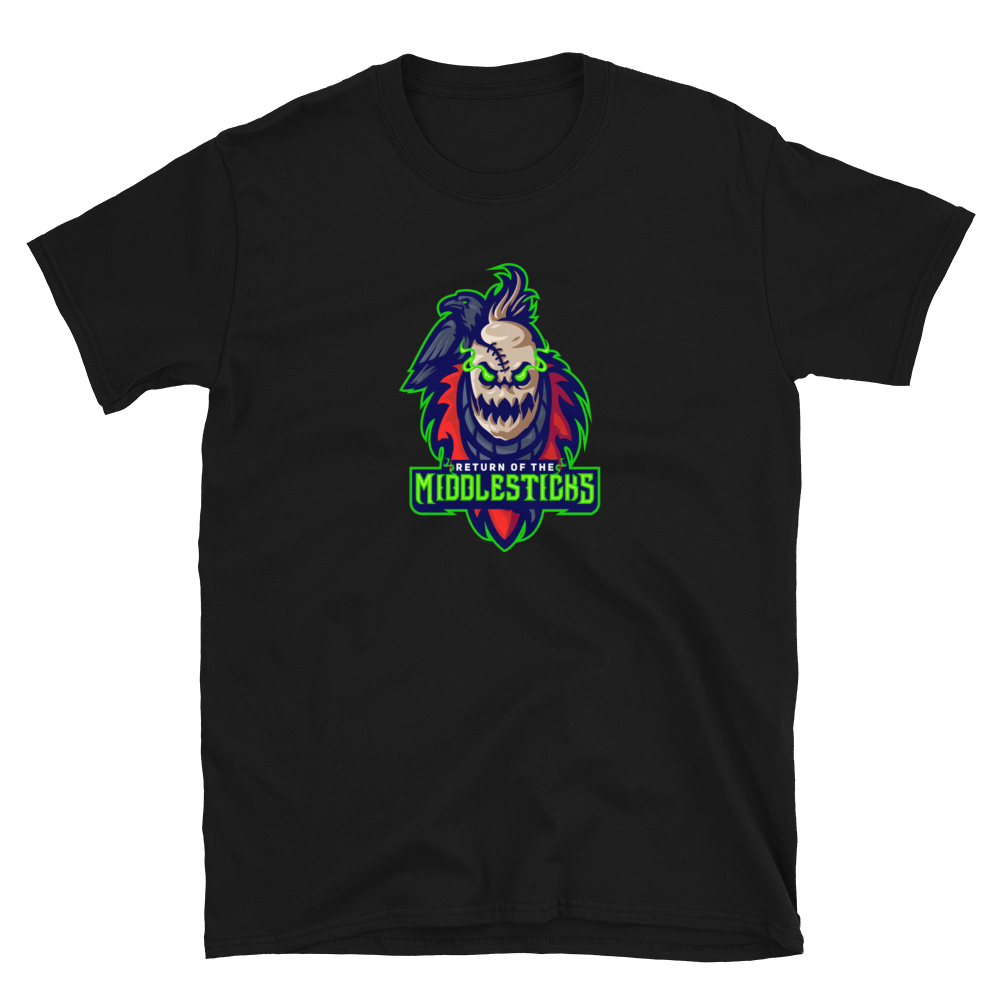 Return of the Middlesticks Wholesale | On Demand | Embroidered Short-Sleeve Unisex T-Shirt