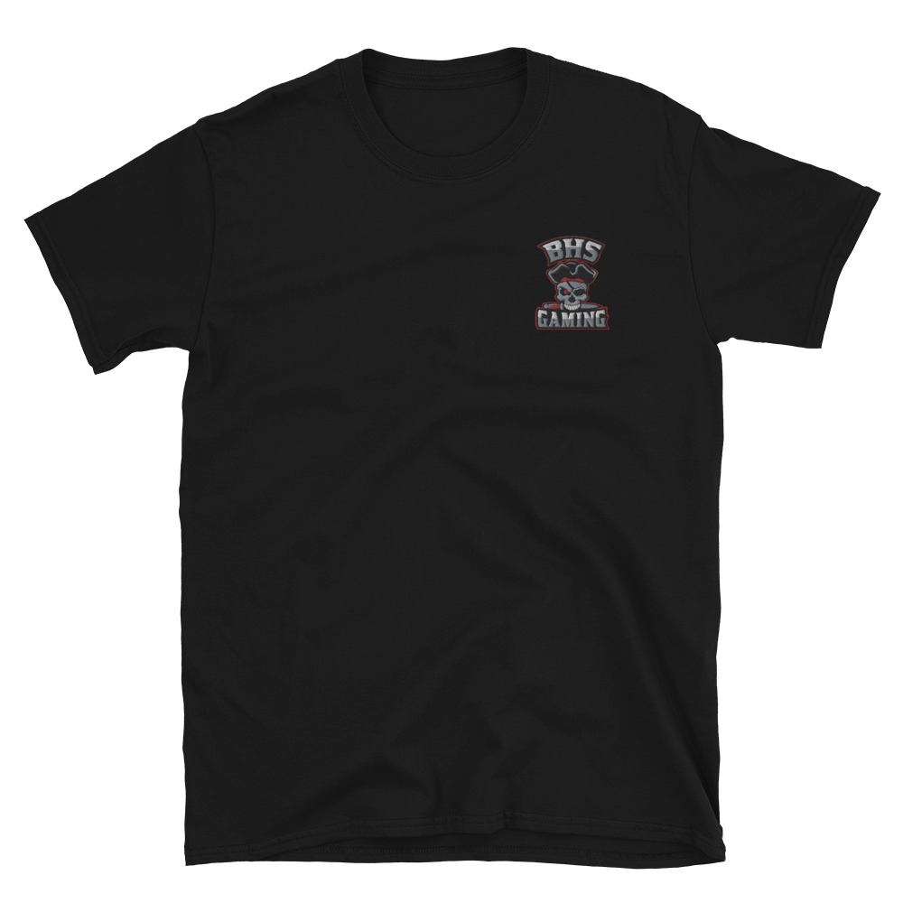 Bluffton HS | On Demand | Embroidered Short-Sleeve Unisex T-Shirt