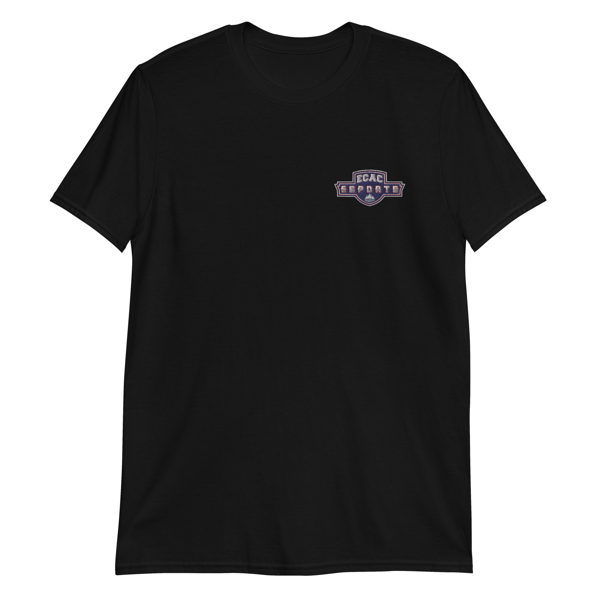 ECAC Esports | On Demand | Embroidered Short-Sleeve Unisex T-Shirt