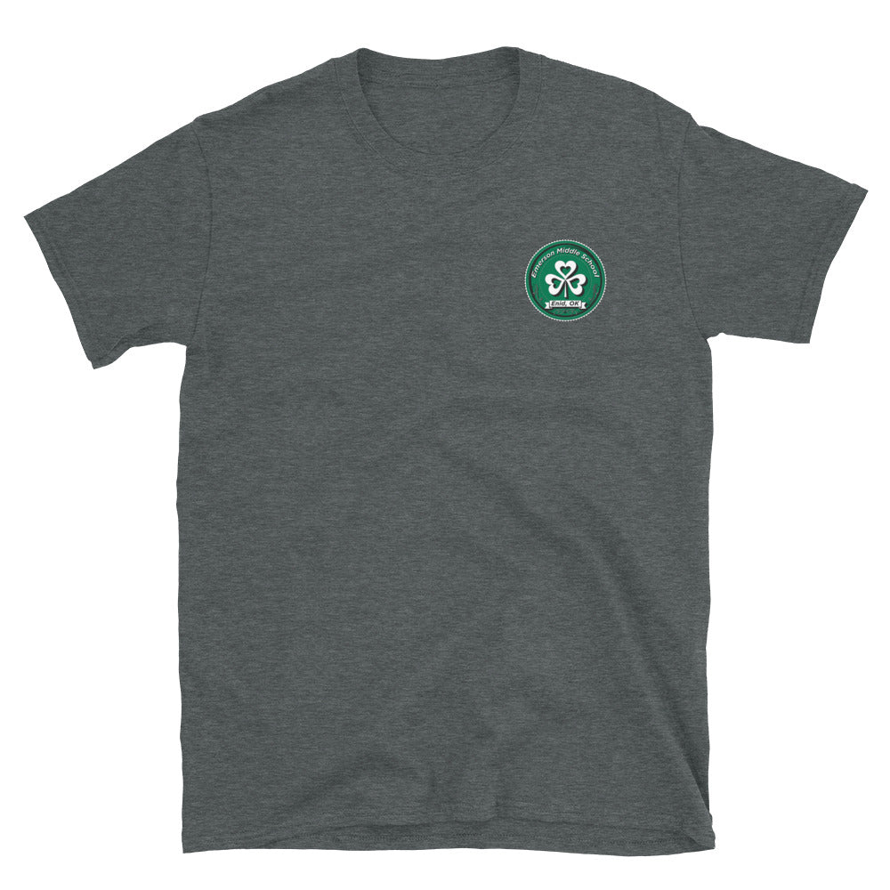 Enid Public Schools [Emerson] | On Demand | Embroidered Short-Sleeve Unisex T-Shirt