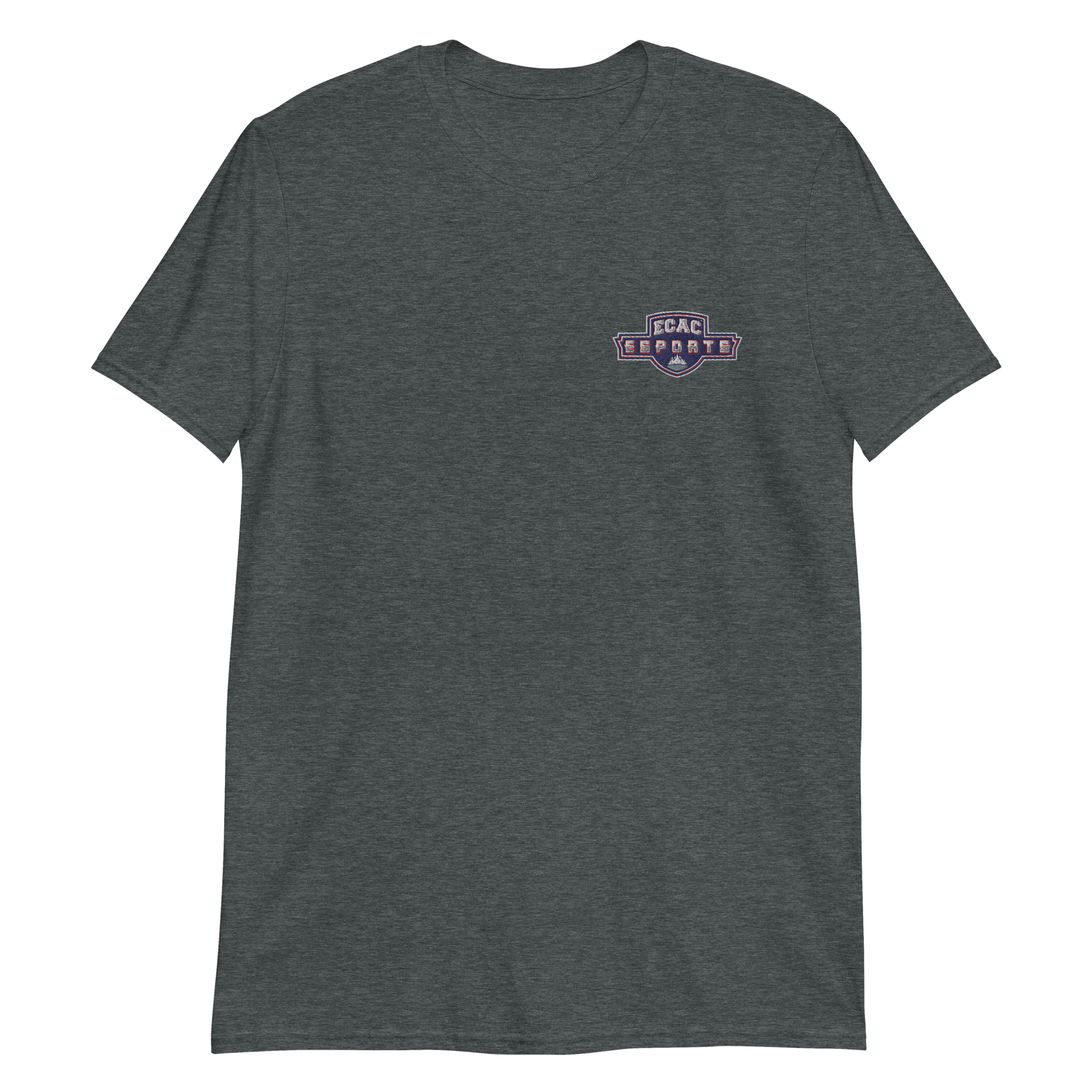 ECAC Esports | On Demand | Embroidered Short-Sleeve Unisex T-Shirt