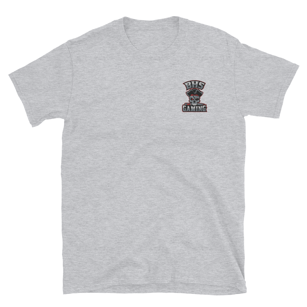 Bluffton HS | On Demand | Embroidered Short-Sleeve Unisex T-Shirt