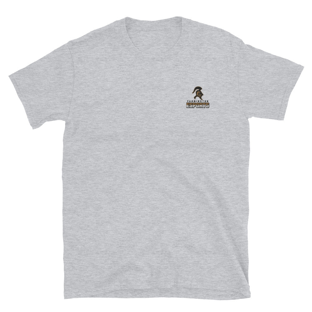 Farmington High School Mo. | On Demand | Embroidered Short-Sleeve Unisex T-Shirt