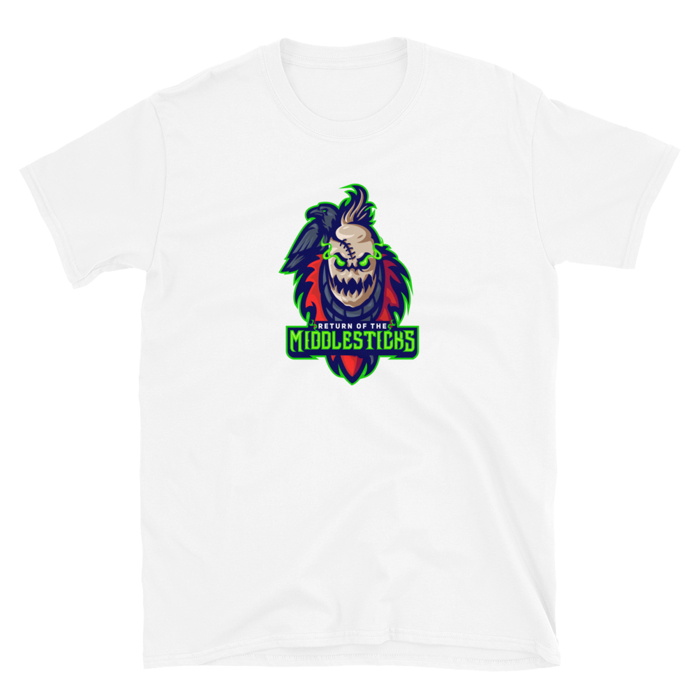 Return of the Middlesticks Wholesale | On Demand | Embroidered Short-Sleeve Unisex T-Shirt