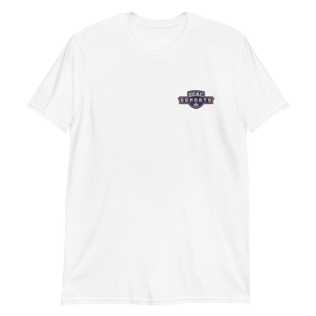 ECAC Esports | On Demand | Embroidered Short-Sleeve Unisex T-Shirt