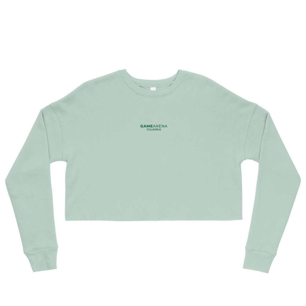 Game Arena | Street Gear | Crop Sweatshirt Green Embroidery