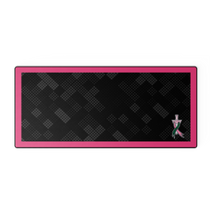 Illinois Wesleyan Stitched Edge XL Mousepad Pink